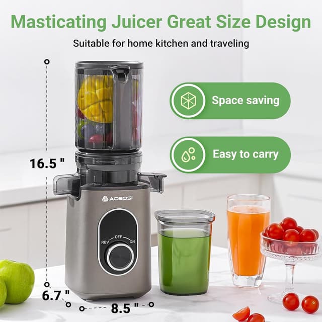 Thumbnail 6 de AAOBOSI slow juicer with 110 mm chute
