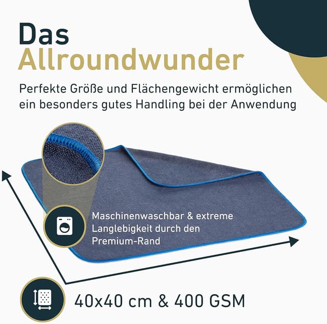 Detalle de Aurum-Performance Mikrofasertücher 6er Set