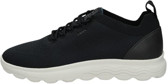 Detalle de Geox U Spherica A para hombre, zapatillas azules con sistema Zero-Shock y suela transpirable