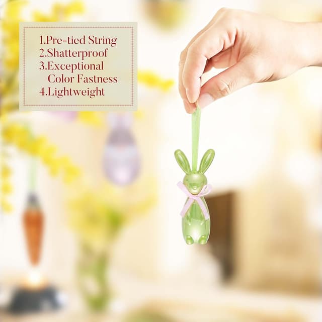 Thumbnail 4 de Victor's Workshop Ostereier zum Aufhängen 12er Set