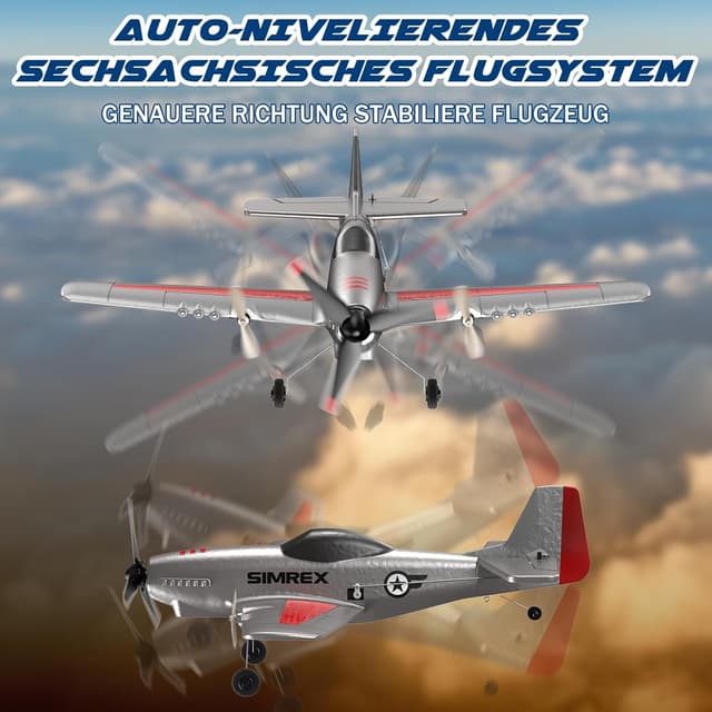 Thumbnail 3 de SIMREX TOY2409 RC Flugzeug