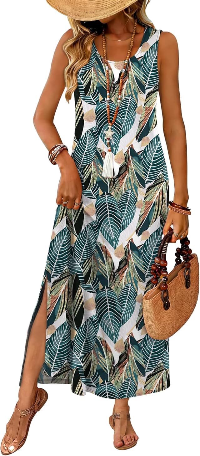 Detalle de WIHOLL Maxi Dress Sleeveless with Pockets