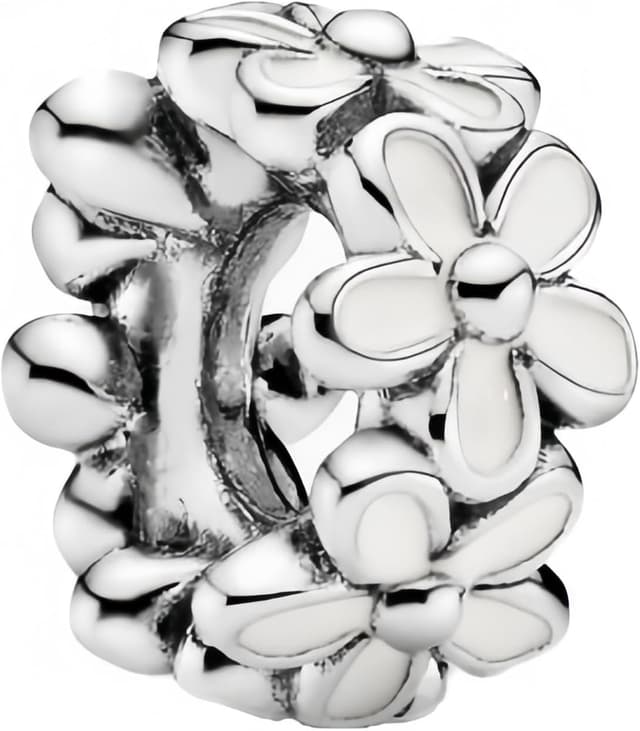 Detalle de Feitery Perlen Charm-Element kompatibel mit Pandora Kirschblüten (Bead Charms für Damen)