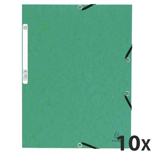 Detalle 2 de Exacompta 55303E Carpetas 3 solapas, 10 unidades