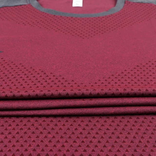 Detalle de Muscle Alive Hommes chemise running manches longues Sports : confort extensible et bandes réfléchissantes