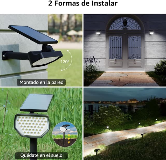 Thumbnail 4 de Lepro Luces Solares LED Exterior 4 Pack 1200 mAh
