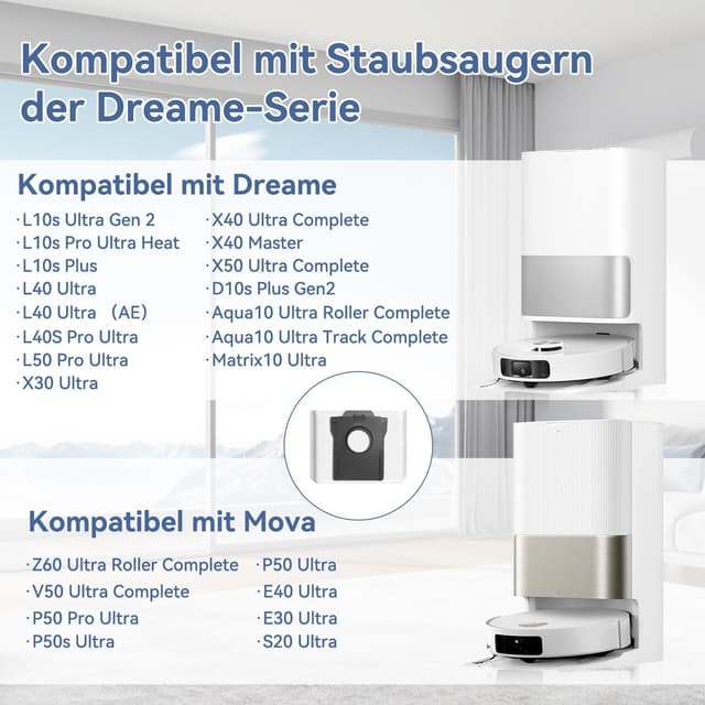 Thumbnail 1 de Dreame Staubbeutel 3,2L für L40s Ultra