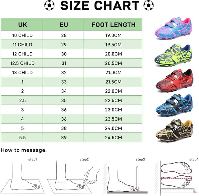 Thumbnail 6 de Hanani Kids FG/AG Football Boots (Unisex) – Black Gold, Size 13 Child (UK)