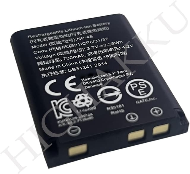 Detalle 2 de HIGHAKKU Ersatzakku NP-45/NP-45S für Fujifilm (INSTAX Mini 90 & FinePix Serien)