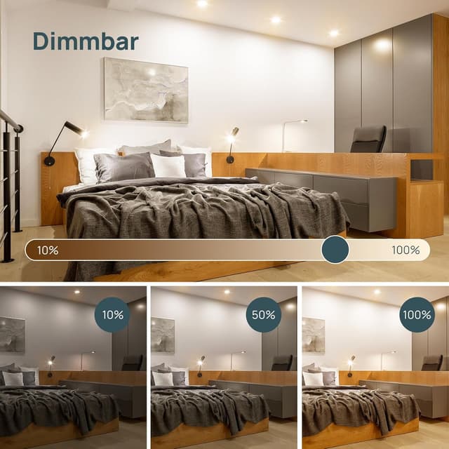 Detalle 2 de Linkind dimmbar GU5.3 MR16 LED 5,5 W (entspricht 50 W), 2700 K, 36° Abstrahlwinkel – 5er-Set