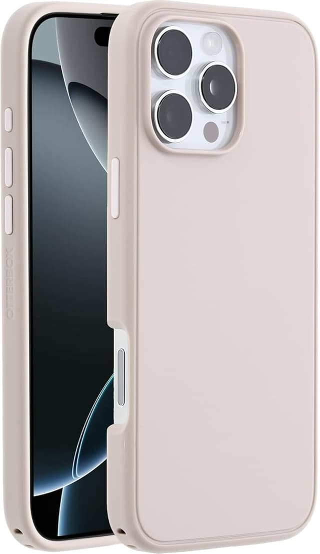 Detalle de Otterbox Symmetry MagSafe funda iPhone 16 Pro MAX, resistente y fina