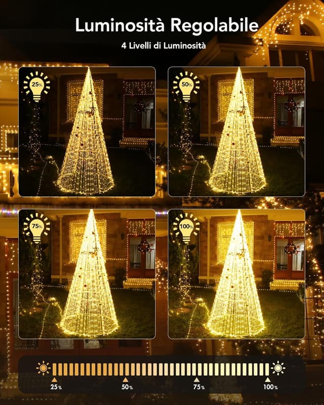 Thumbnail 2 de BESCOST Luci albero di Natale 50 m 🎄