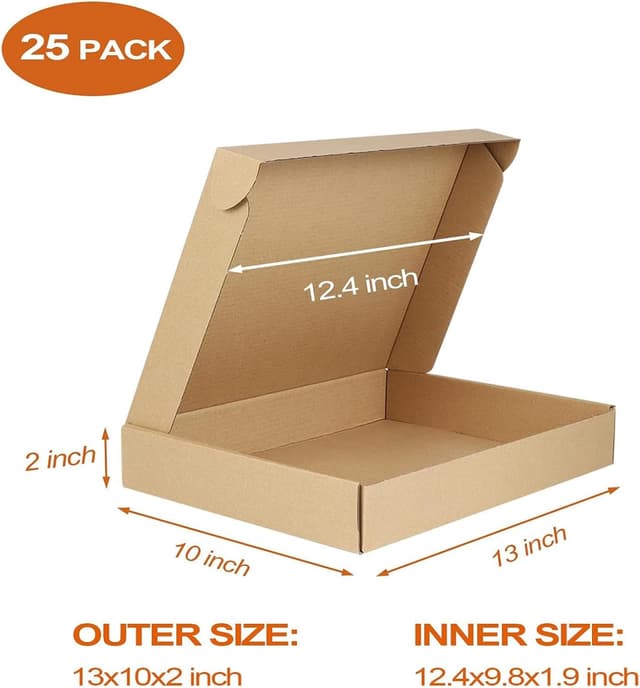 Detalle de RLAVBL shipping box 13 x 10 x 2 in