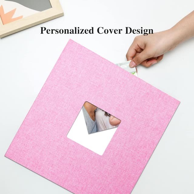 Thumbnail 1 de Vienrose Fotoalbum Leinen 28x27 cm