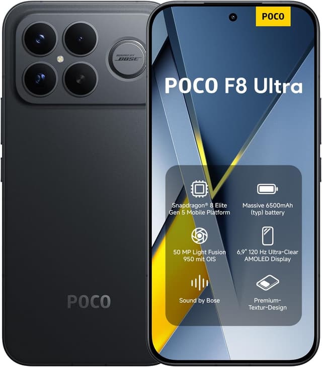 Detalle de Xiaomi POCO F8 Ultra 12+256 GB smartphone