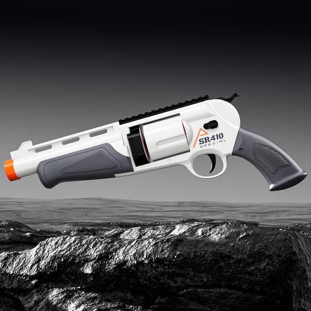 Detalle 2 de Grizzly Toy Guns for Boys Shotgun Foam Blaster (Enhanced Revolver) — Soft Bullet Blaster for Kids 8+