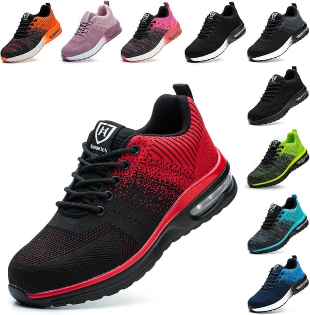 Detalle de Baofular Chaussures de sécurité légères pour hommes et femmes (basket de travail respirante, antidérapante)