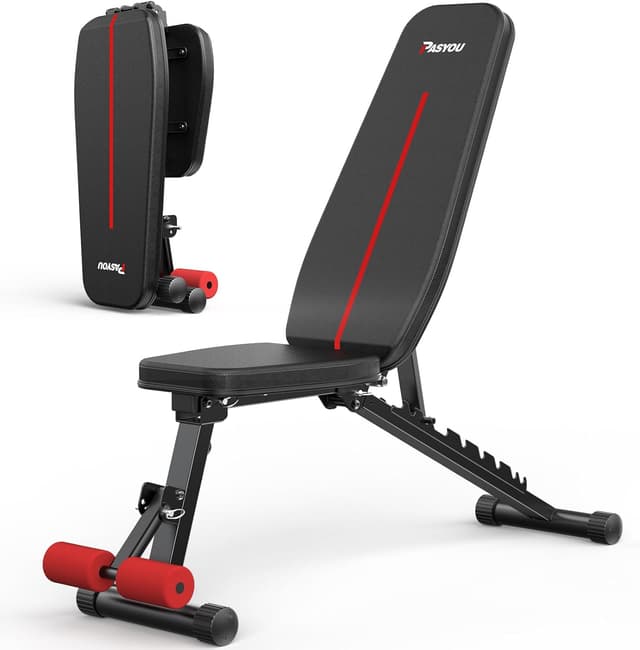 Imagen de PASYOU Panca Palestra Pieghevole 10 posizioni regolabili per allenamento completo 🏋 en OfertitasTOP