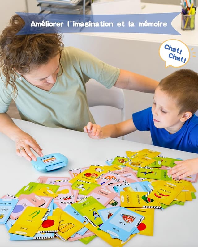 Thumbnail 4 de Cartes éducatives parlant 224 mots pour 2-6 ans 🧩