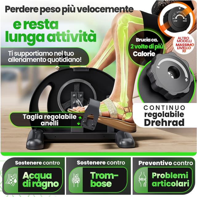 Thumbnail 6 de Ultrasport Pedaliera 2in1 per gambe e braccia