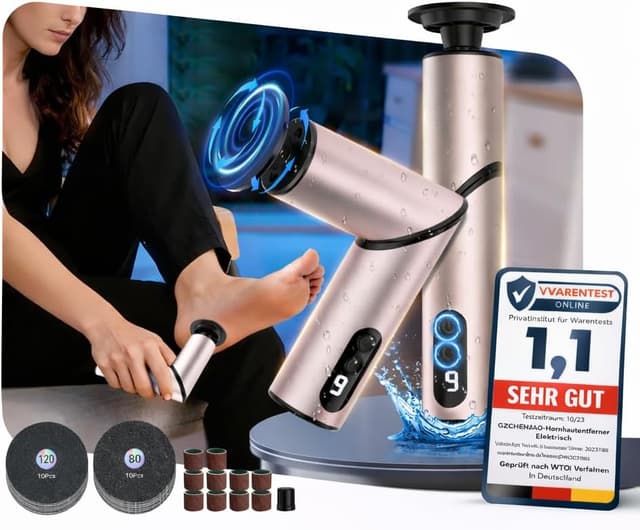 Detalle de GZCHENHAO 9.0 Hornhautentferner elektrisch für Füße