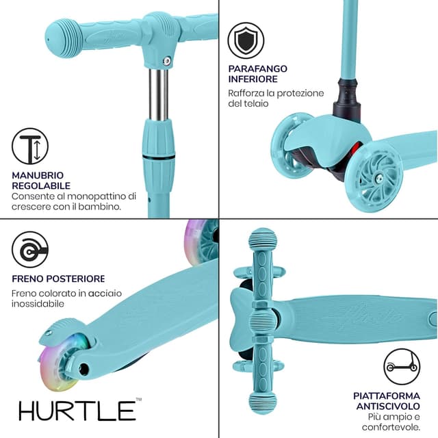 Thumbnail 5 de Hurtle Monopattino 3 ruote 64-71 cm