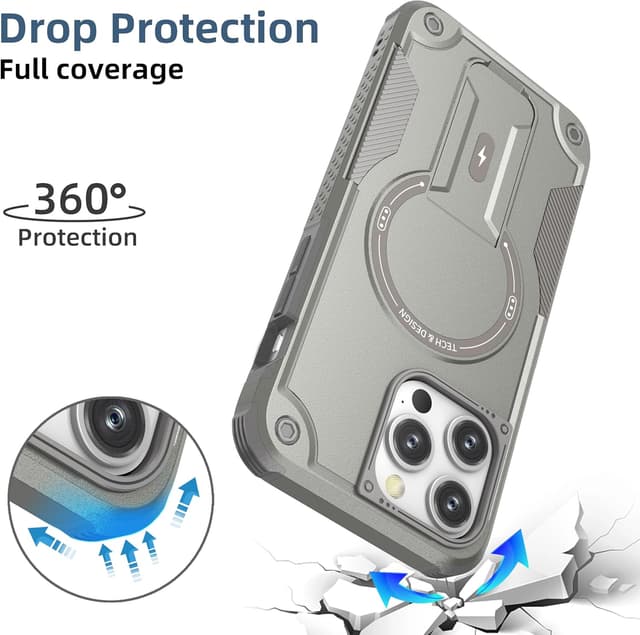 Detalle 1 de Tuvror iPhone 15 Pro Max magnetic case