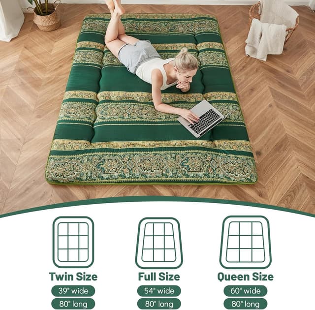 Thumbnail 4 de Zelladorra Japanese Floor Mattress Twin, Tatami Futon