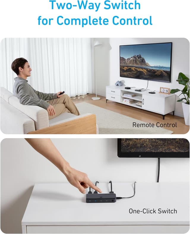 Thumbnail 2 de Anker HDMI Switch 4-in-1 4K@60Hz HDMI splitter