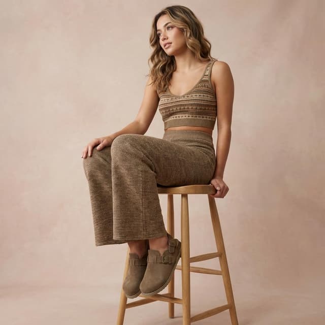 Thumbnail 5 de CUSHIONAIRE Brooklyn Suede Women’s Slides adjustable buckle clog 👡