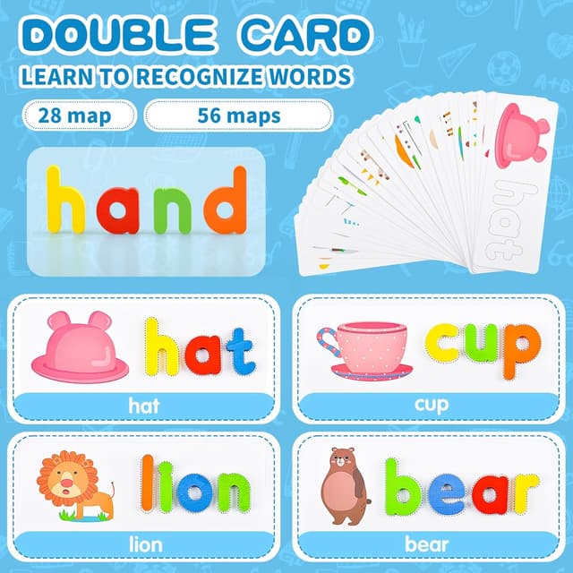 Detalle de Alphabet Letter Puzzle Toddler Learning Toy 1–4 years 🧩