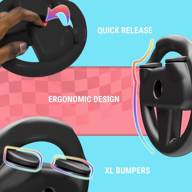 Thumbnail 5 de Orzly Steering Wheels Twin Pack for Switch