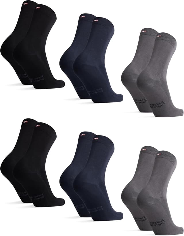 Imagen de DANISH ENDURANCE Chaussettes bambou 6 paires en OfertitasTOP