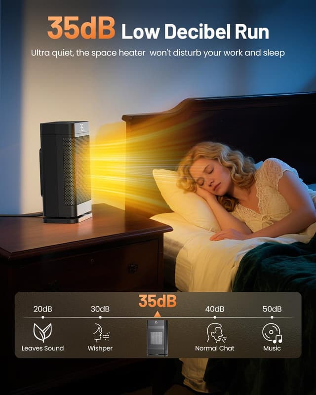 Thumbnail 4 de Termoventilatore 1500W Portatile 🏠