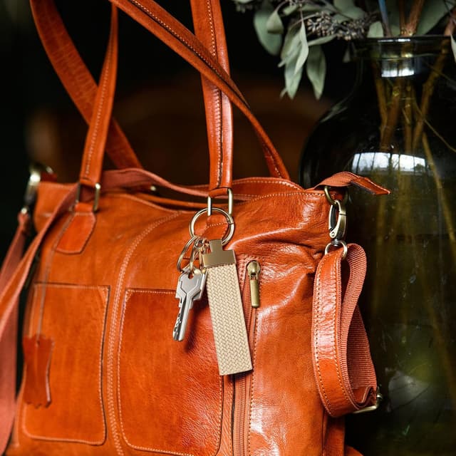 Detalle 1 de CHUQING Schlüsselanhänger Auto Makramee 13,3 cm