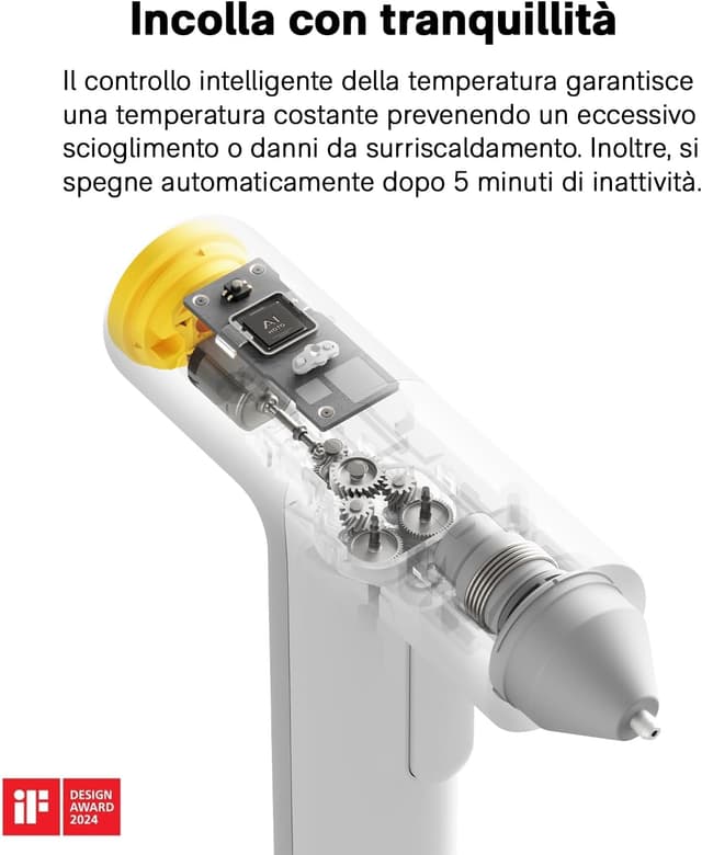 Thumbnail 4 de HOTO Pistola Colla a Caldo Senza Fili Pro 3000 mAh