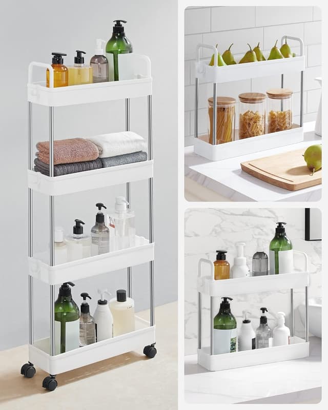 Thumbnail 6 de SONGMICS KSC018W01 Carrello da cucina 40×13,5×93 cm