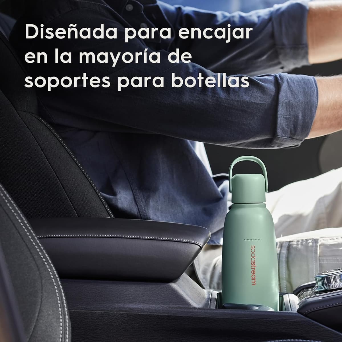 Thumbnail 7 de SodaStream fizz&go Stainless Steel - Botella de 900 ml❄️