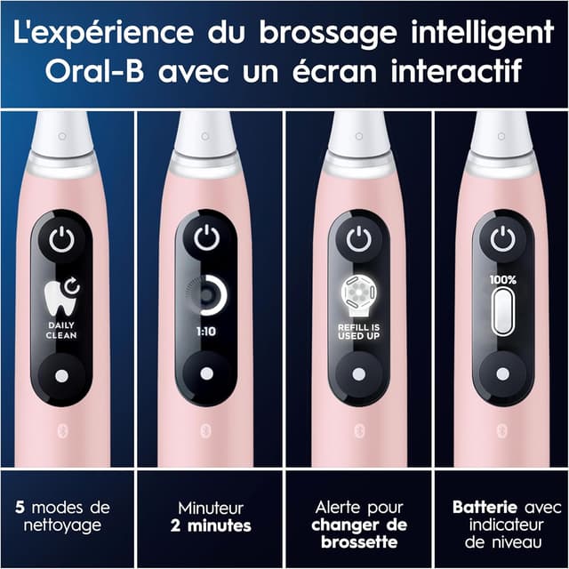 Thumbnail 6 de Oral-B iO 6 Duo Rose et Blanc