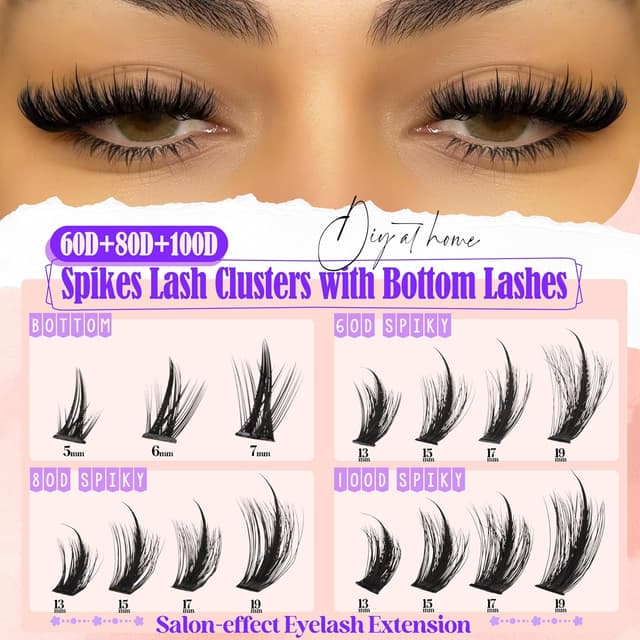 Detalle 2 de YDAGKH Volume Lash Clusters 296Pcs