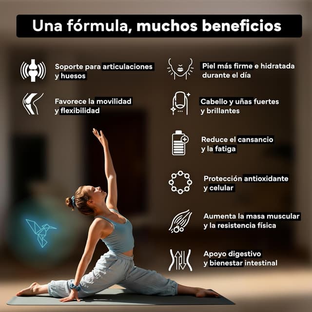 Detalle de SEVENS NUTRITION Colágeno marino 120 cápsulas 💊