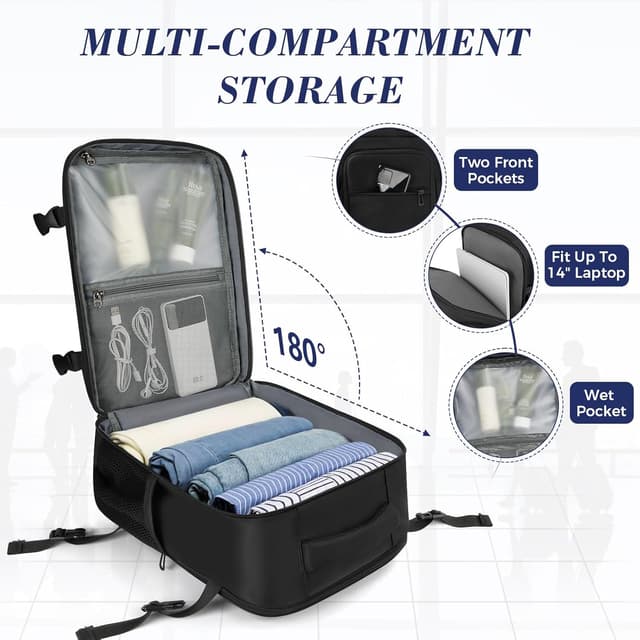 Detalle 2 de BAHIWOM Ryanair Kabinentaschen 20 L