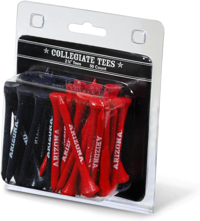 Detalle de Team Golf NCAA Women’s Team Golf 2-3/4" Golf Tees (50 Pack) — Regulation Size, Multi-Team Colors