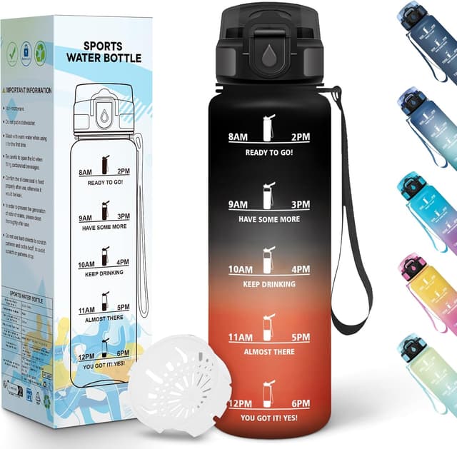 Detalle de Baramumu Botella agua 1 L reutilizable