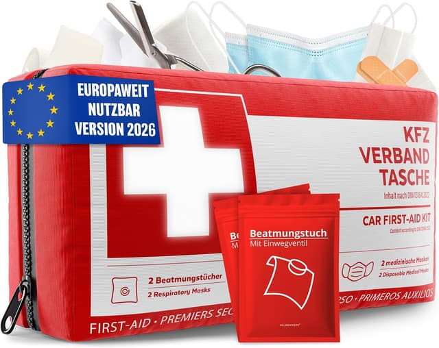 Imagen de KFZ Verbandskasten DIN 13164:2022 Erste Hilfe Set 🚑 en OfertitasTOP
