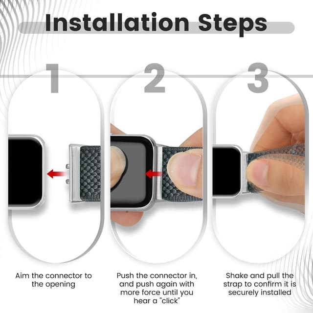 Detalle 1 de Galaxy Fit 3 elastic nylon straps