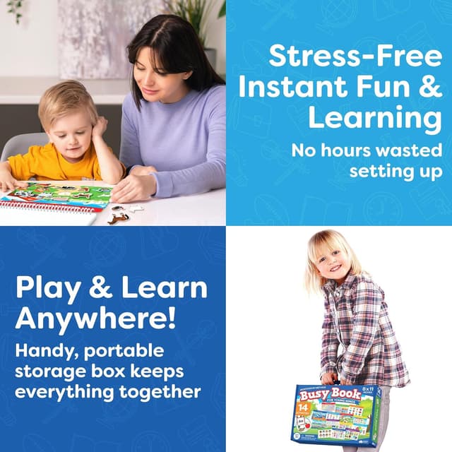 Thumbnail 6 de Montessori Busy Book 8x11 for Toddlers