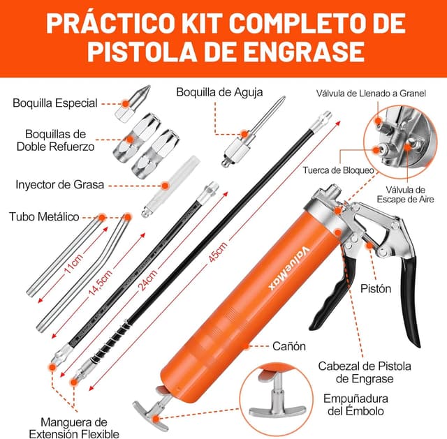 Thumbnail 1 de ValueMax Mini Pistola de Grasa 3500PSI