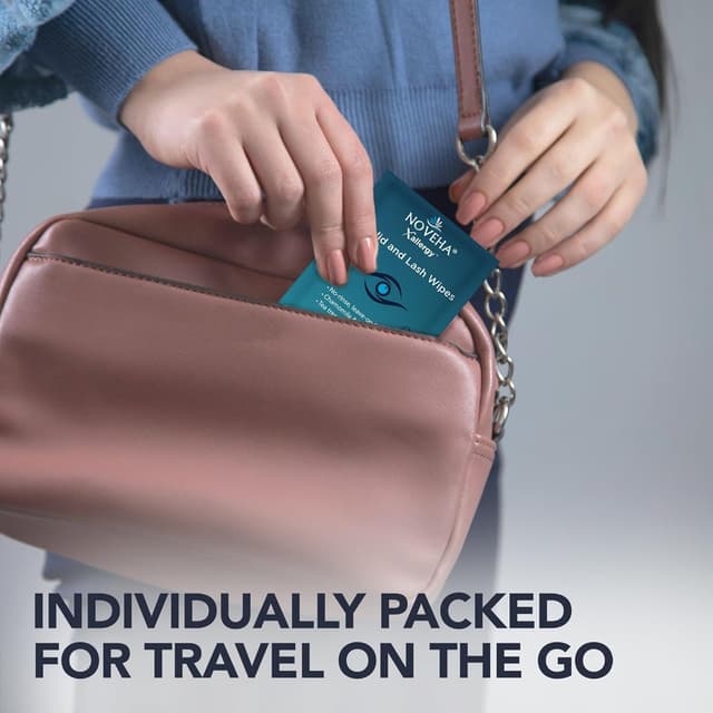 Thumbnail 6 de NOVEHA 60-Pack Allergy Relief Eyelid Wipes (Pre-moistened, Hypoallergenic)