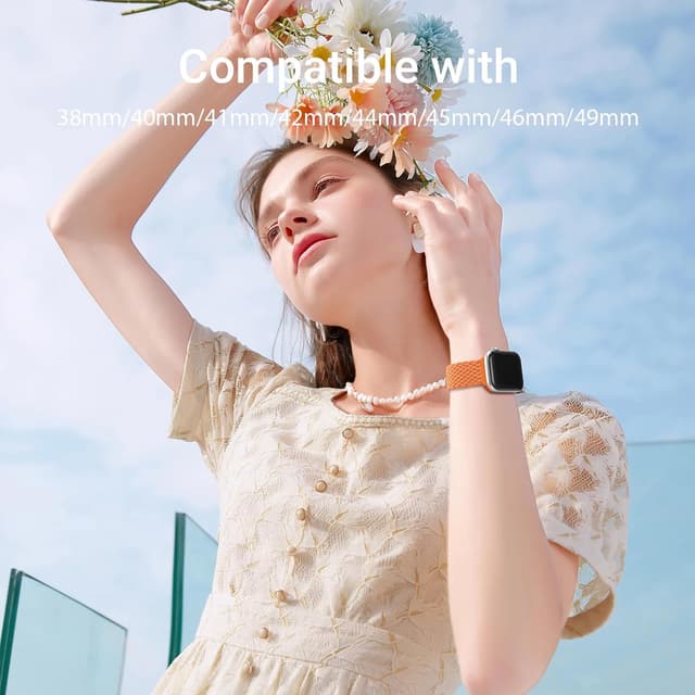 Thumbnail 6 de Higgs braided magnetic stretch strap for Apple Watch (38–49mm)